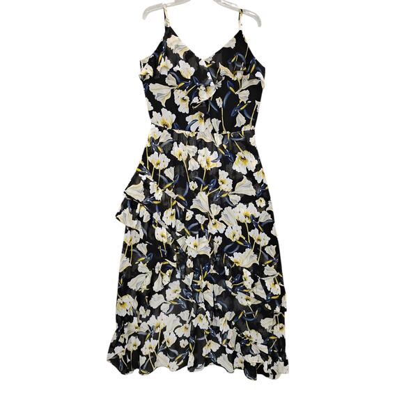 INC International Concepts Floral Print High Low Maxi Dress Size 12 Sleeveless - Picture 5 of 12